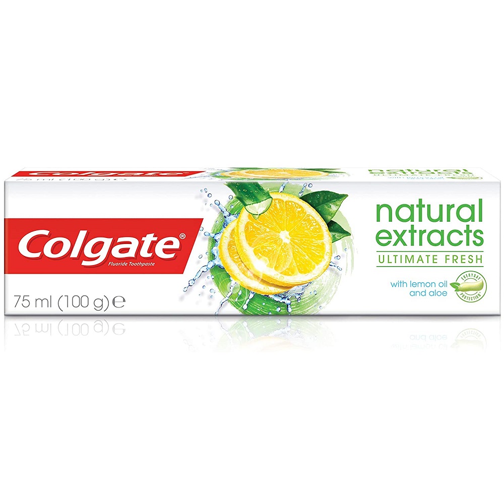 colgate natural extracts lemon review